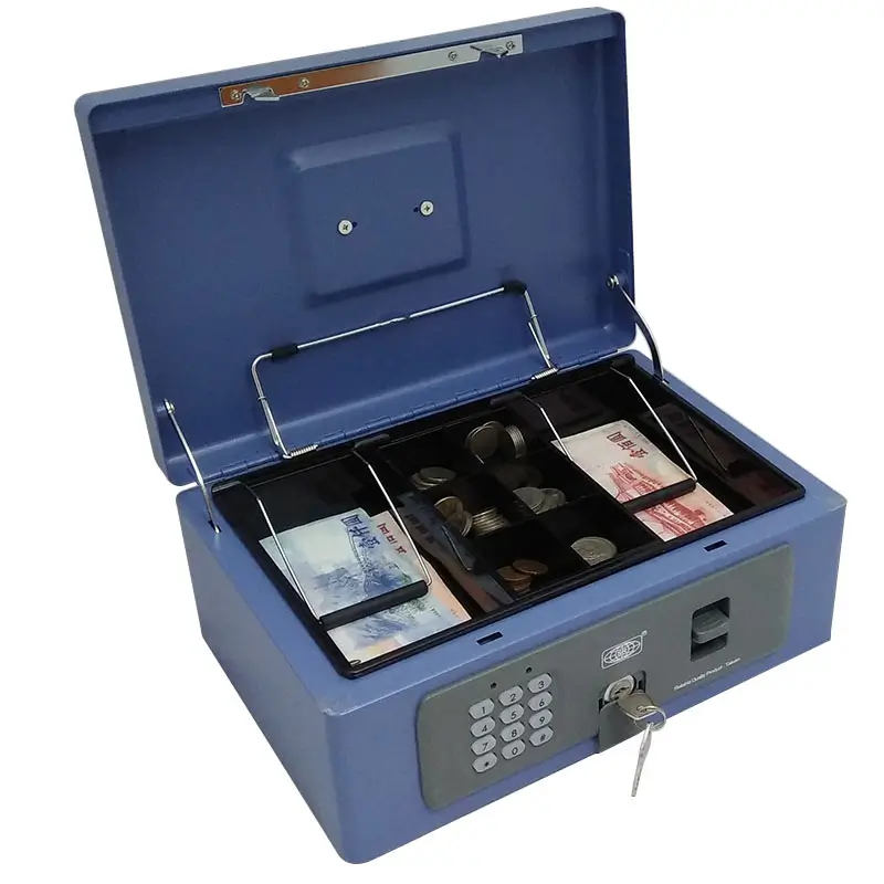 Caja de efectivo con cerradura digital de 12"