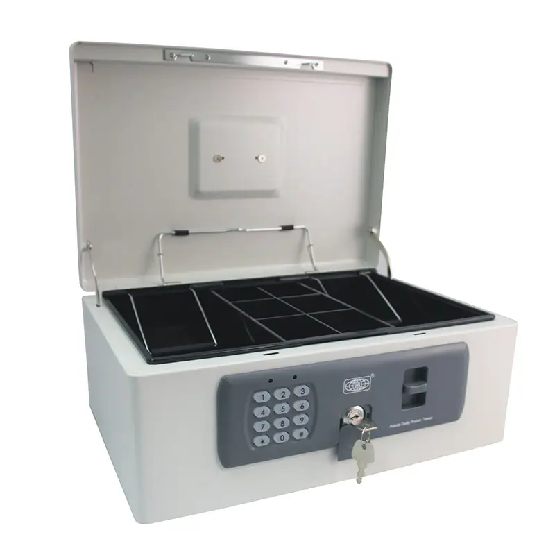 Caja de efectivo con cerradura digital de 14"