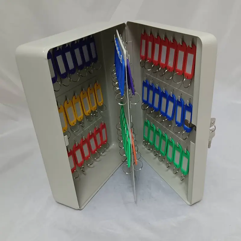 Lockable wall mount key cabinet 70 keys